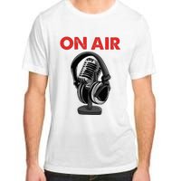 On Air Podcast Microphone Radio Show Host Music DJ Adult ChromaSoft Performance T-Shirt