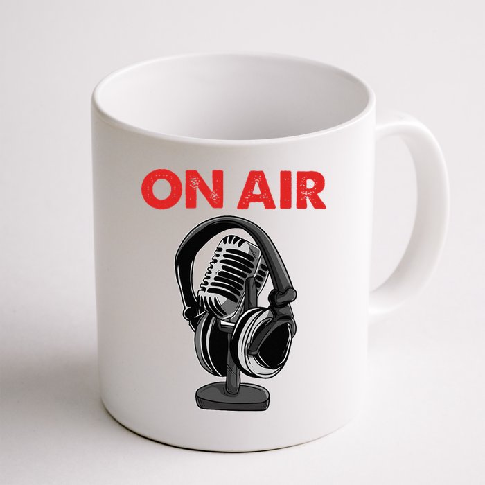 On Air Podcast Microphone Radio Show Host Music DJ Mug