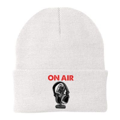 On Air Podcast Microphone Radio Show Host Music DJ Beanie