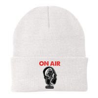 On Air Podcast Microphone Radio Show Host Music DJ Beanie
