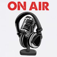 On Air Podcast Microphone Radio Show Host Music DJ Mesh Reversible Basketball Jersey Tank