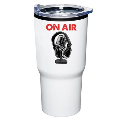 On Air Podcast Microphone Radio Show Host Music DJ Tumbler