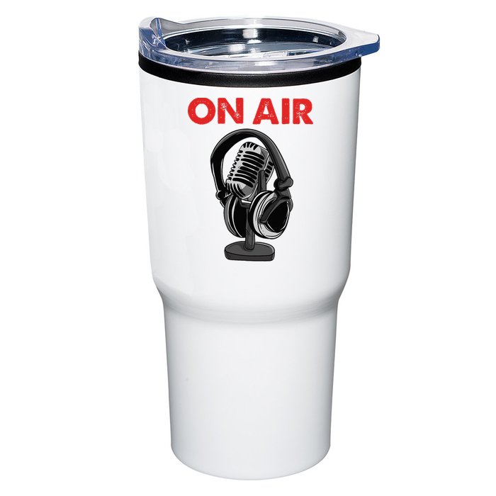 On Air Podcast Microphone Radio Show Host Music DJ Tumbler