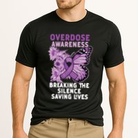 Overdose Awareness Purple Ribbon Drug Addiction Cooling Performance Crew T-Shirt