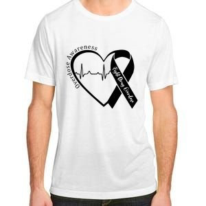 Overdose Awareness Purple Ribbon Drug Addiction Recovery Adult ChromaSoft Performance T-Shirt