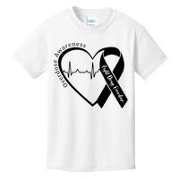 Overdose Awareness Purple Ribbon Drug Addiction Recovery Kids T-Shirt