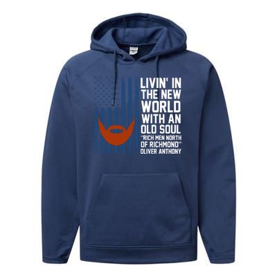 Oliver Anthony Rich Men North Of Richmond Performance Fleece Hoodie