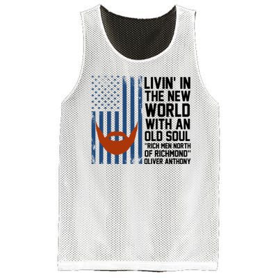 Oliver Anthony Rich Men North Of Richmond Mesh Reversible Basketball Jersey Tank