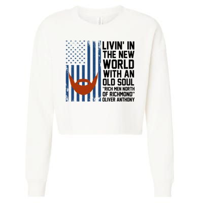 Oliver Anthony Rich Men North Of Richmond Cropped Pullover Crew