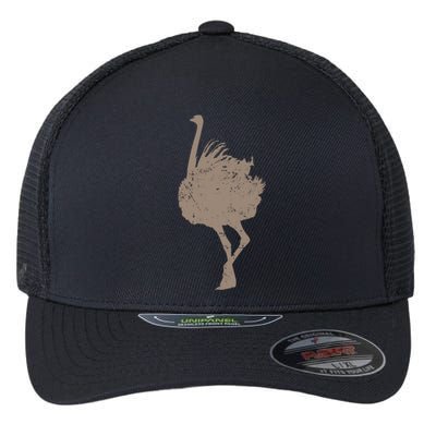 Ostrich Africa Ratite Gift Flexfit Unipanel Trucker Cap