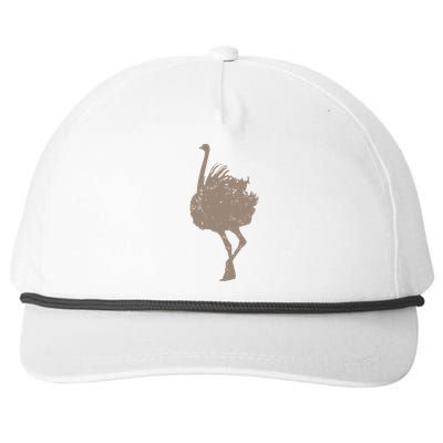 Ostrich Africa Ratite Gift Snapback Five-Panel Rope Hat