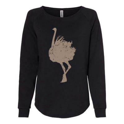 Ostrich Africa Ratite Gift Womens California Wash Sweatshirt