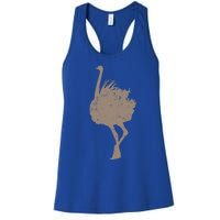 Ostrich Africa Ratite Gift Women's Racerback Tank