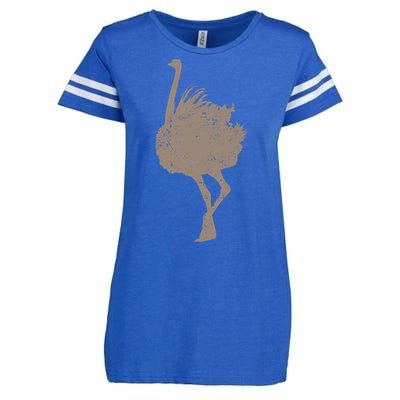 Ostrich Africa Ratite Gift Enza Ladies Jersey Football T-Shirt