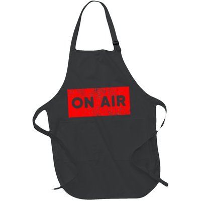 On Air Radio Live Microphone Dj Apron
