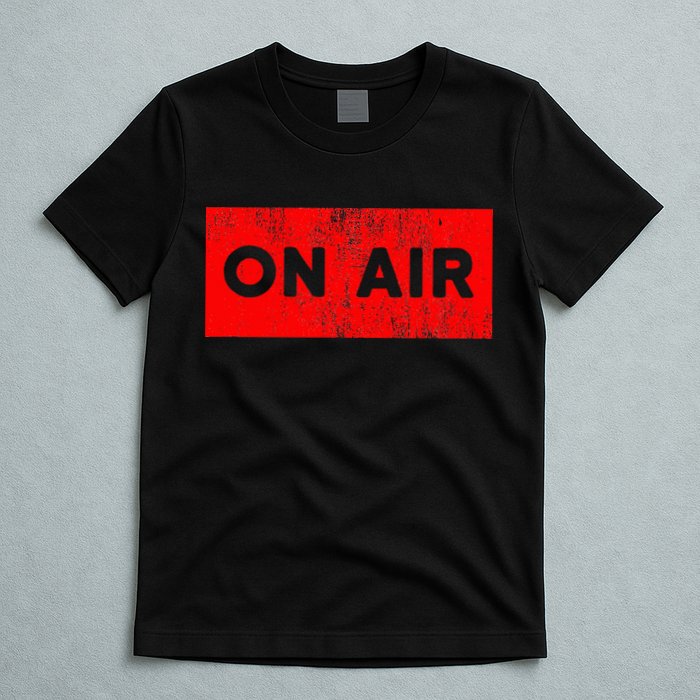On Air Radio Live Microphone Dj T-Shirt