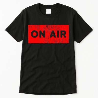 On Air Radio Live Microphone Dj Tall T-Shirt
