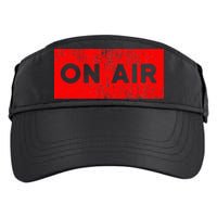 On Air Radio Live Microphone Dj Adult Drive Performance Visor