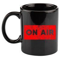 On Air Radio Live Microphone Dj 11oz C Handle Ceramic Mug