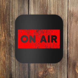 On Air Radio Live Microphone Dj Coaster