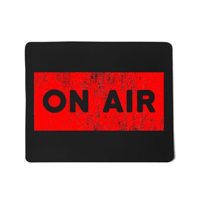 On Air Radio Live Microphone Dj Mousepad
