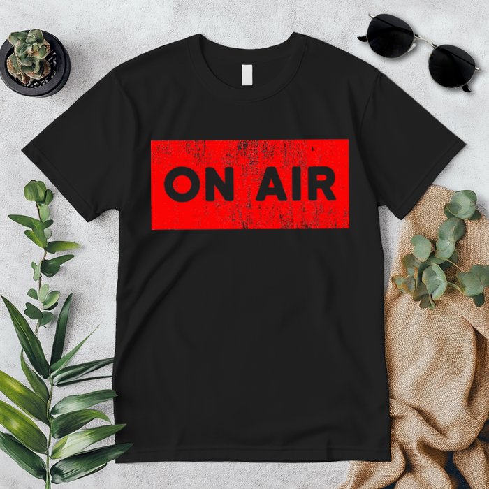 On Air Radio Live Microphone Dj Premium T-Shirt