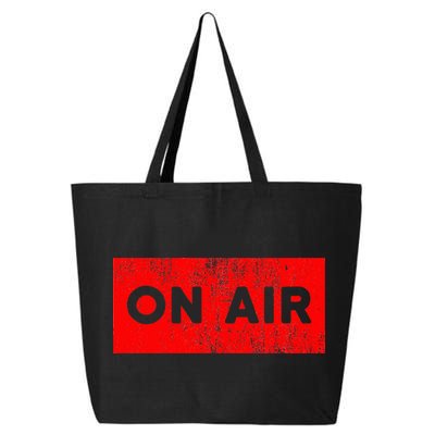 On Air Radio Live Microphone Dj 25L Jumbo Tote