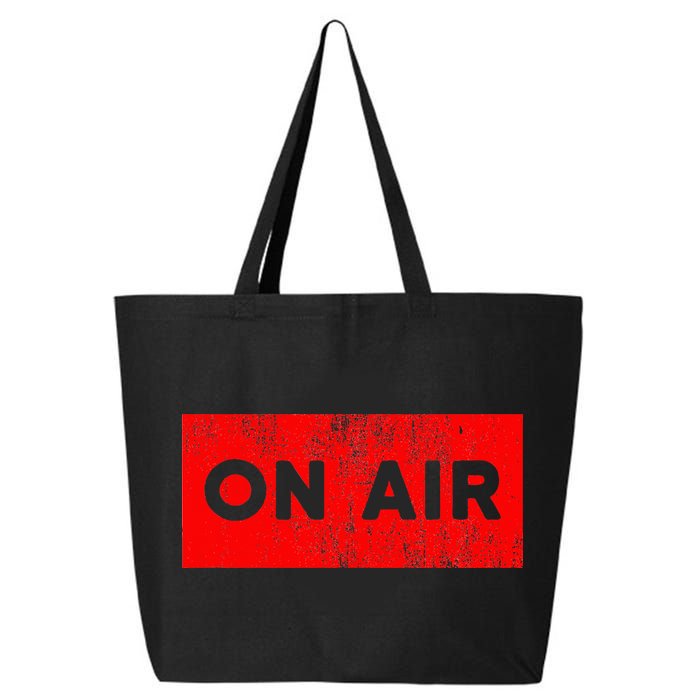 On Air Radio Live Microphone Dj 25L Jumbo Tote