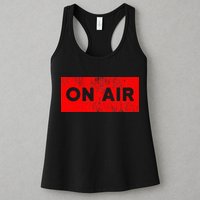 On Air Radio Live Microphone Dj Womens Tank Top