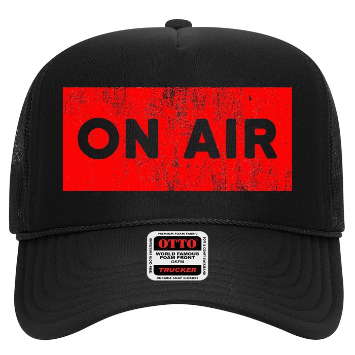 On Air Radio Live Microphone Dj Hat
