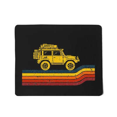 Overland Atlas Retro Rover Tracks 4x4 Offload Camping = Mousepad