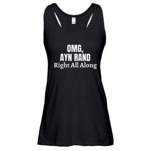 OMG, Ayn Rand Was Right All Along Ladies Essential Flowy Tank