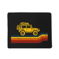 Overland Atlas Retro Rover Tracks 4x4 Offload Camping Mousepad
