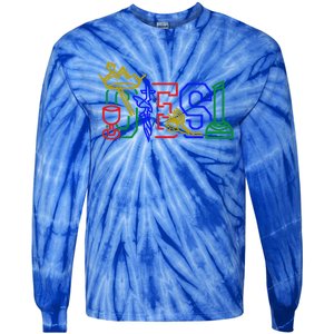 Oes Adah Ruth Esther Martha Electa Emblems Parents Day Gift Tie-Dye Long Sleeve Shirt