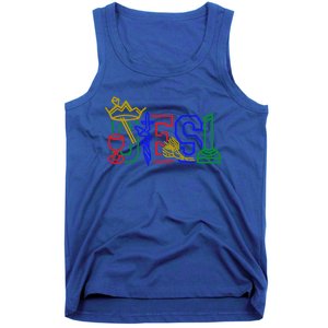 Oes Adah Ruth Esther Martha Electa Emblems Parents Day Gift Tank Top