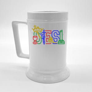 Oes Adah Ruth Esther Martha Electa Emblems Parents Day Gift Beer Stein