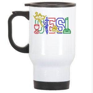 Oes Adah Ruth Esther Martha Electa Emblems Parents Day Gift Stainless Steel Travel Mug