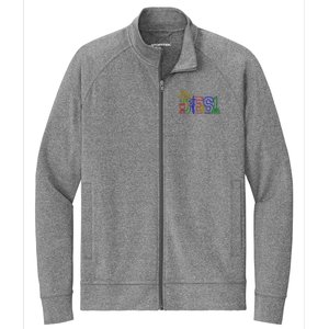 Oes Adah Ruth Esther Martha Electa Emblems Parents Day Stretch Full-Zip Cadet Jacket