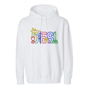 Oes Adah Ruth Esther Martha Electa Emblems Parents Day Garment-Dyed Fleece Hoodie