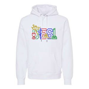 Oes Adah Ruth Esther Martha Electa Emblems Parents Day Premium Hoodie