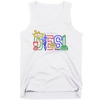 Oes Adah Ruth Esther Martha Electa Emblems Parents Day Tank Top