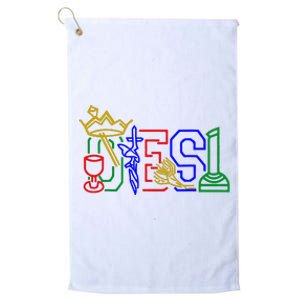 Oes Adah Ruth Esther Martha Electa Emblems Parents Day Platinum Collection Golf Towel