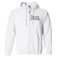 Oes Adah Ruth Esther Martha Electa Emblems Parents Day Full Zip Hoodie