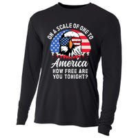 On A Scale Of One To America How Free Are You Tonight Cooling Performance Long Sleeve Crew