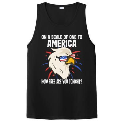 On A Scale Of One To America How Free Are You Tonight PosiCharge Competitor Tank