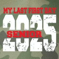 Officially A Senior My Last First Day Class Of 2025 Student Legacy Tie Dye Trucker Hat