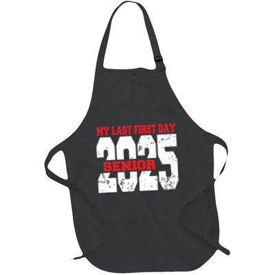 Officially A Senior My Last First Day Class Of 2025 Student Apron
