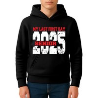Officially A Senior My Last First Day Class Of 2025 Student Kids Hoodie