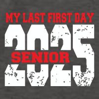 Officially A Senior My Last First Day Class Of 2025 Student Vector Backpack