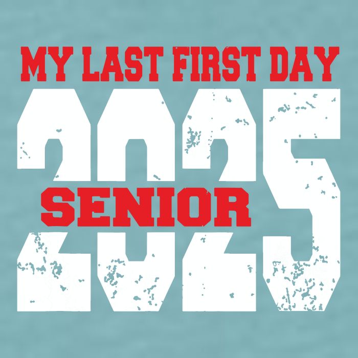 Officially A Senior My Last First Day Class Of 2025 Student Sueded Cloud Jersey T-Shirt